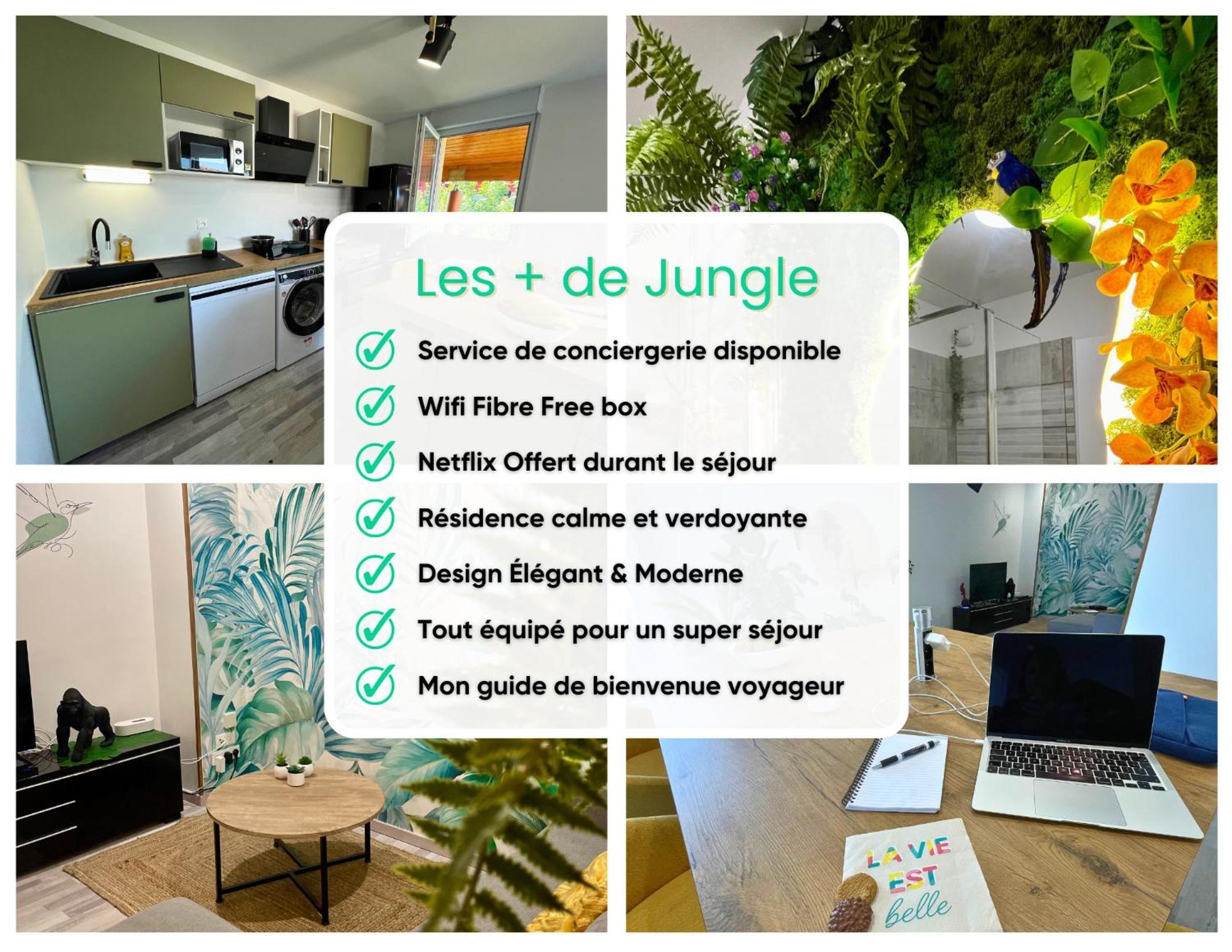 Le Jungle - Parking Et Wifi Gratuit - Balcon - Alexa Apartment Saint-Alban  ภายนอก รูปภาพ